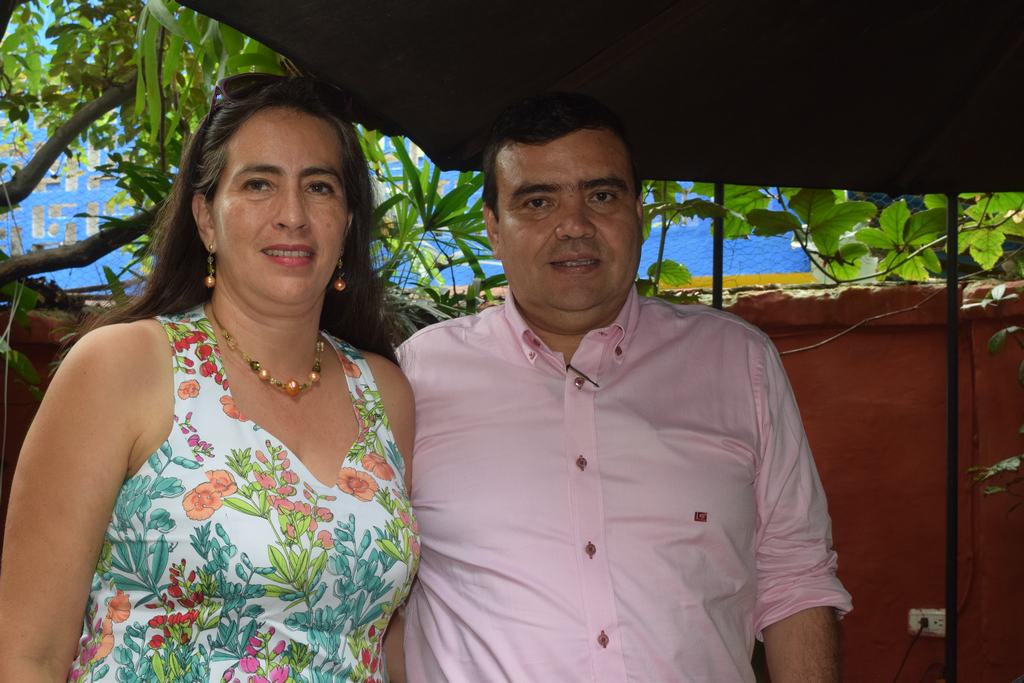 Sandra Patricia Lozano y José Manuel Ortiz.